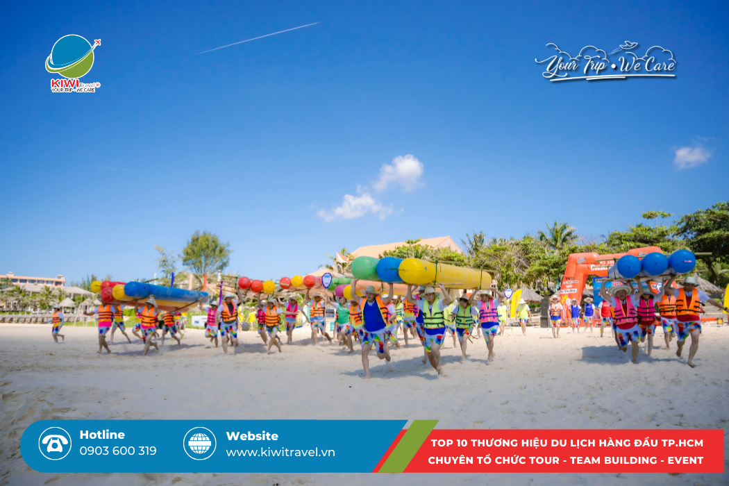 TEAM BUILDING BÃI BIỂN - LỰA CHỌN HÀNG ĐẦU CỦA NHIỀU DOANH NGHIỆP 