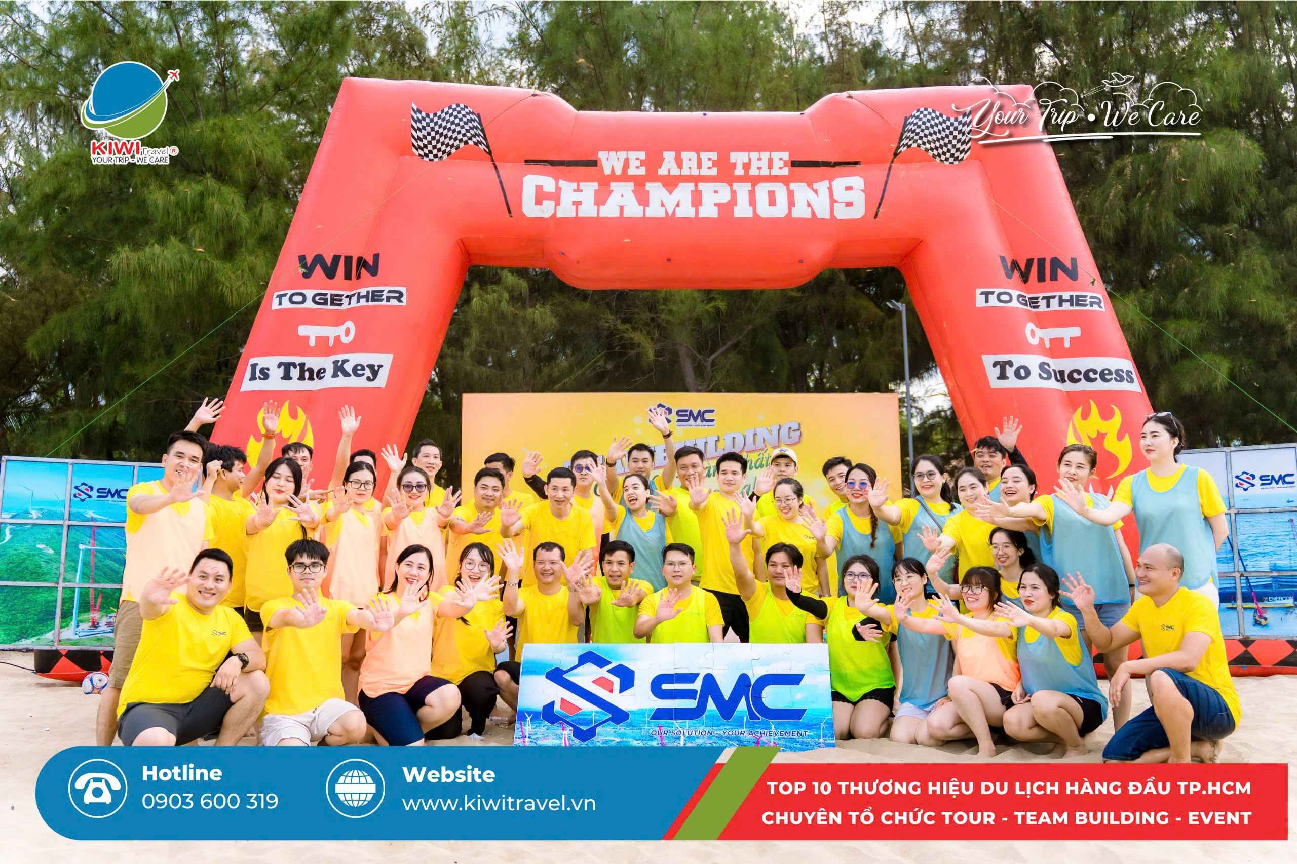 KIWI TRAVEL x SMC | “CHƠI ĐẸP - LÀM CHẤT - GẮN KẾT TỚI CÙNG”