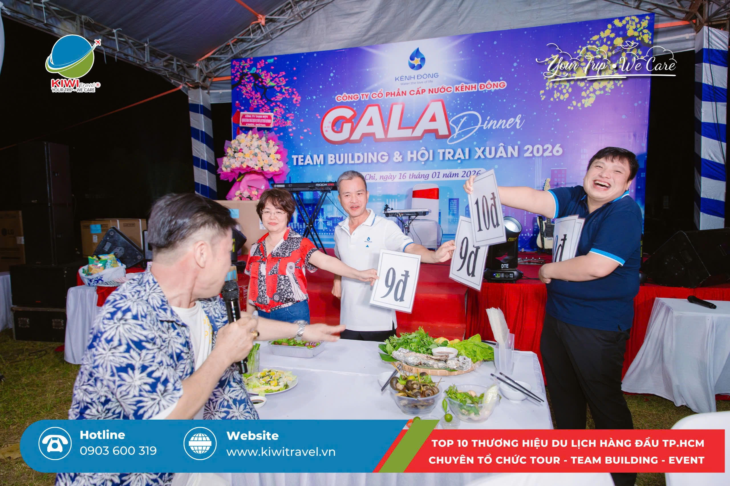 KIWI TRAVEL x CÔNG TY CP CẤP NƯỚC KÊNH ĐÔNG | “Gắn kết nội lực - Vững bước tương lai”