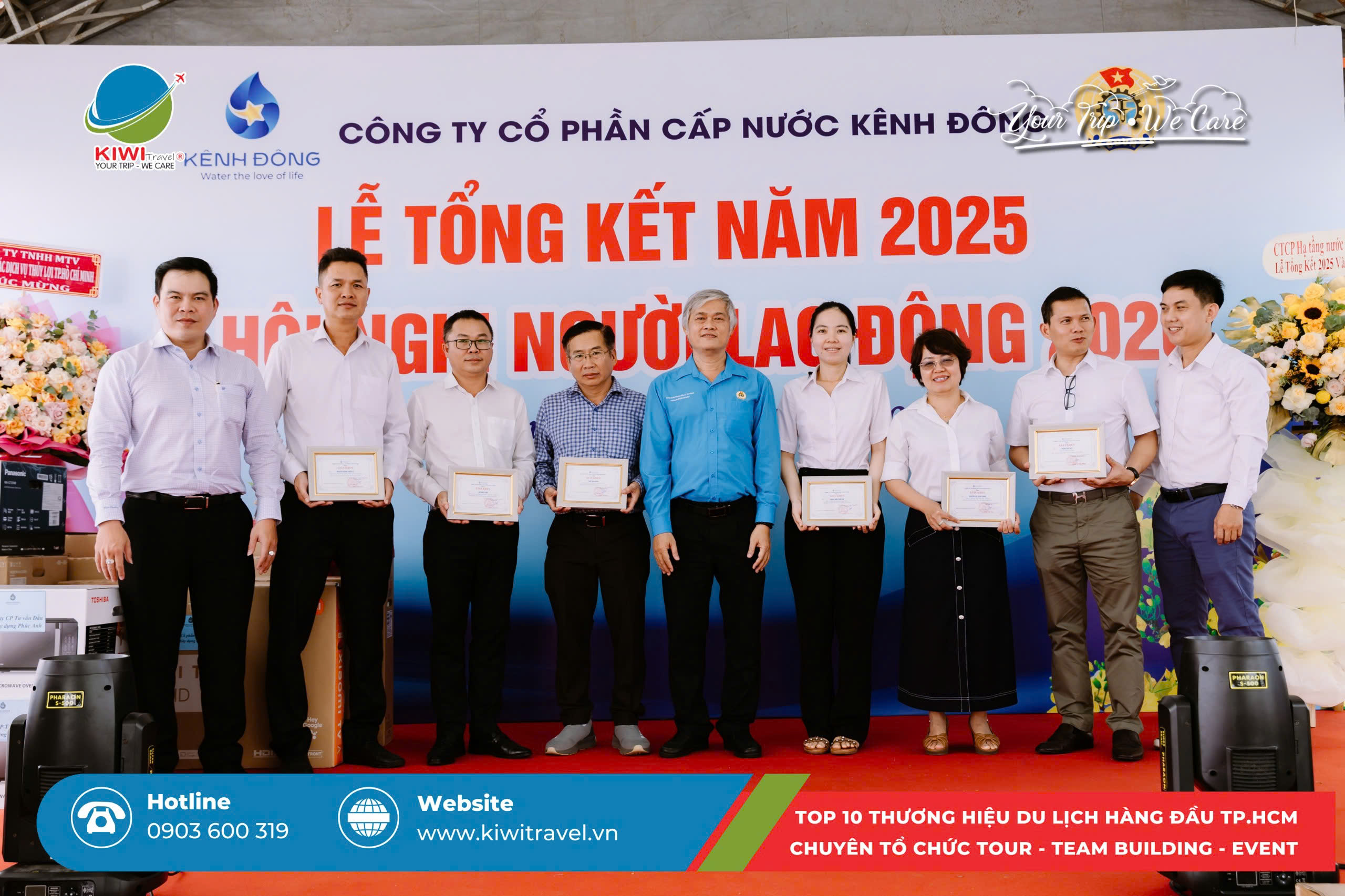 KIWI TRAVEL x CÔNG TY CP CẤP NƯỚC KÊNH ĐÔNG | “Gắn kết nội lực - Vững bước tương lai”