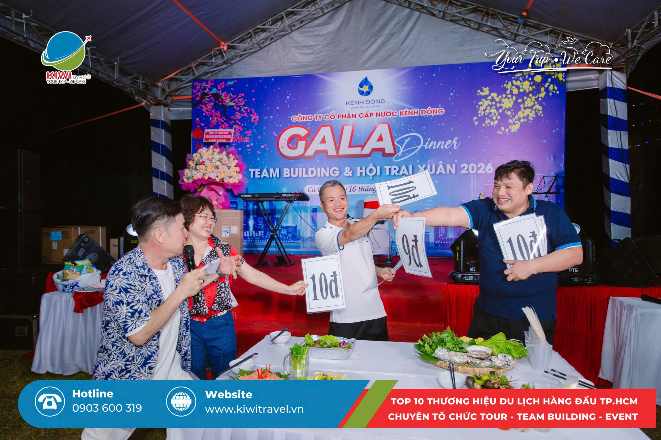 KIWI TRAVEL x CÔNG TY CP CẤP NƯỚC KÊNH ĐÔNG | “Gắn kết nội lực - Vững bước tương lai”