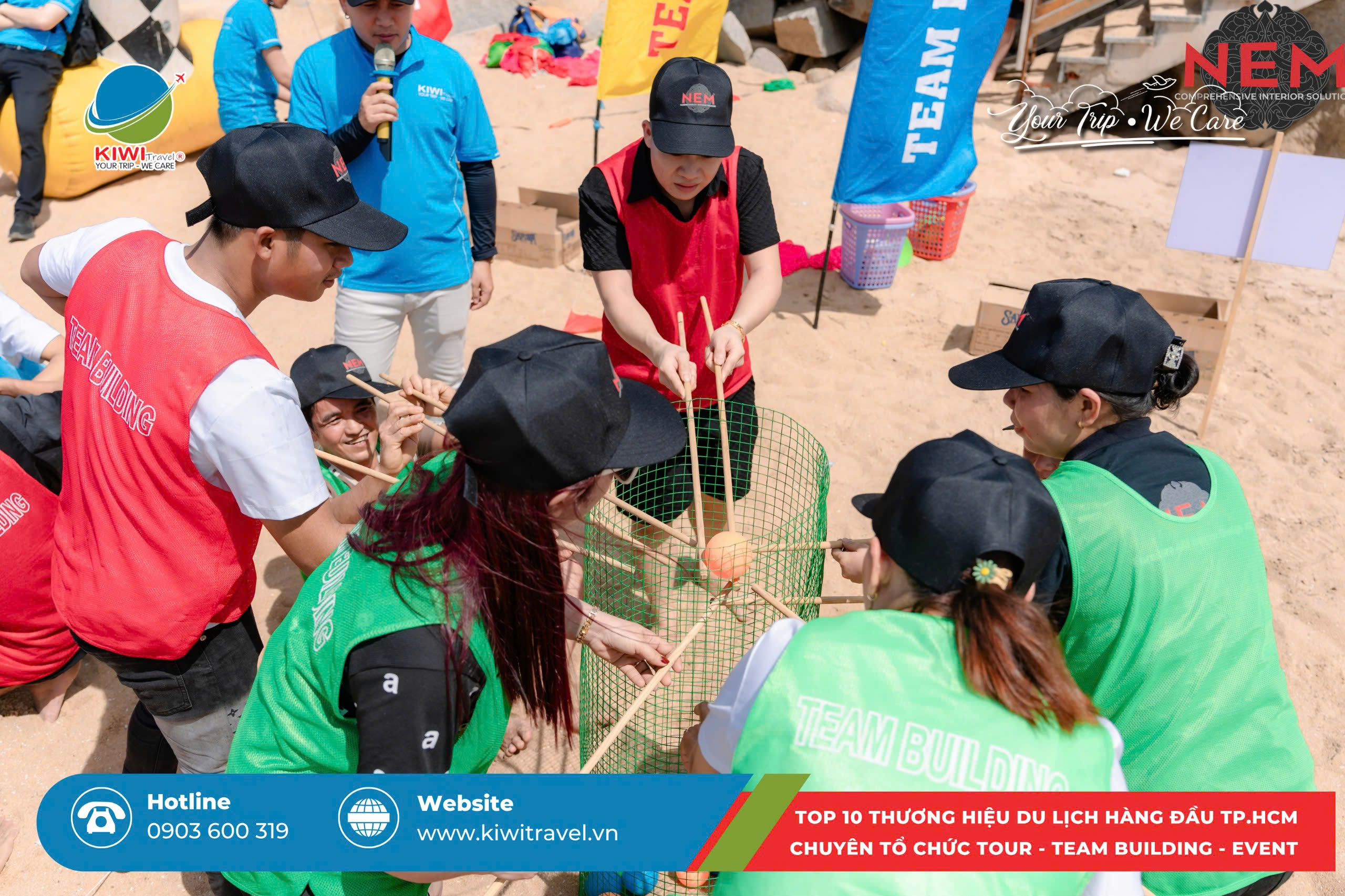 KIWI TRAVEL - TEAMBUILDING - TEAM BUILDING
