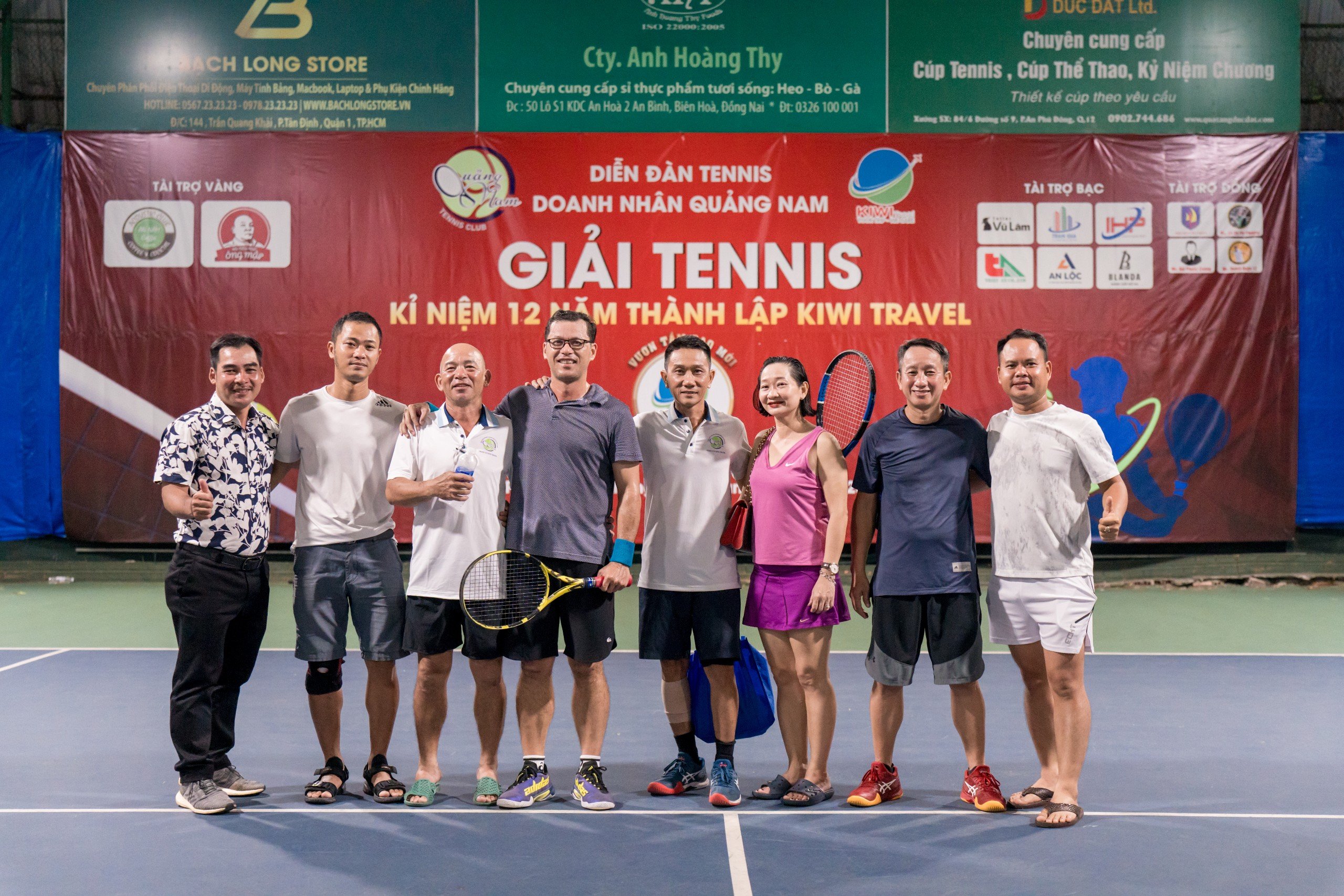 Giải Tennis Kỉ niệm 12 năm thành lập Kiwi Travel