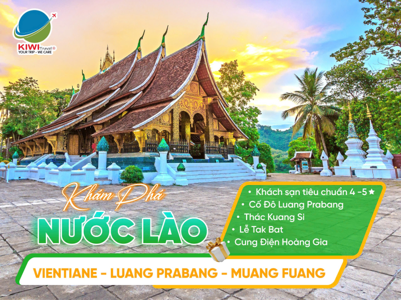 LÀO: VIENTIANE - LUANG PRABANG - MEUNG FEUANG 